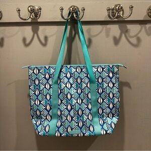 Vera Bradley Go Fish Lighten Up Large Cooler Tote